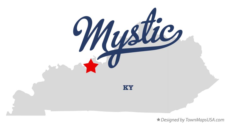 Map of Mystic Kentucky KY