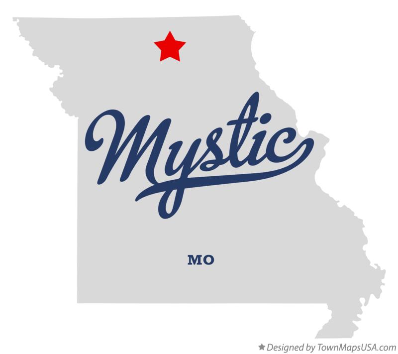 Map of Mystic Missouri MO