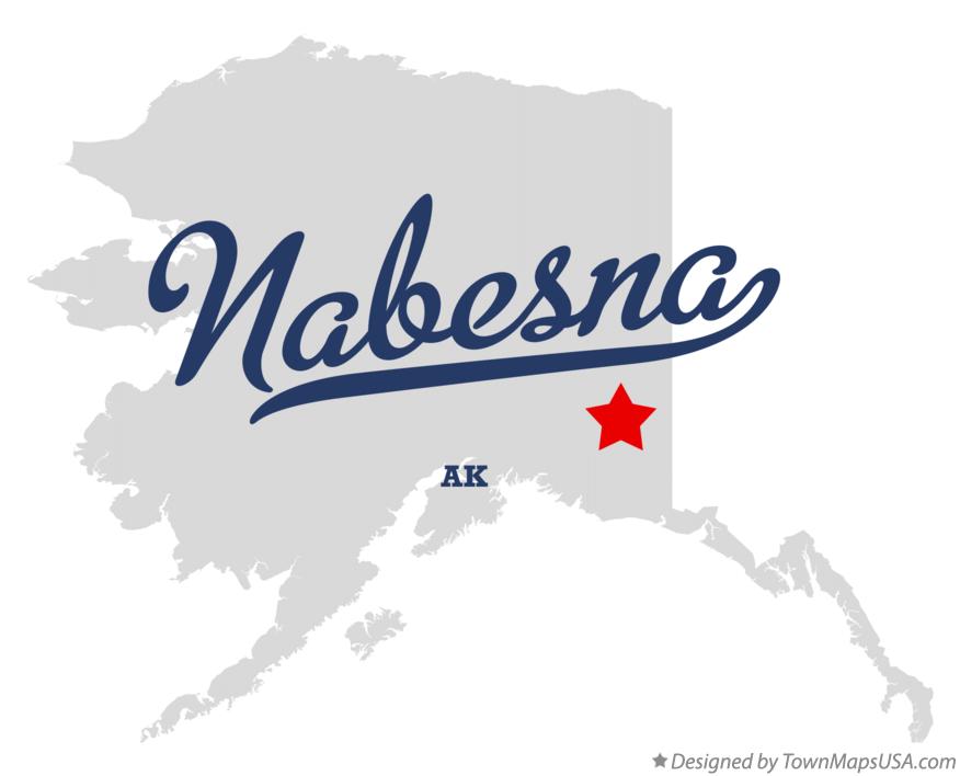 Map of Nabesna Alaska AK