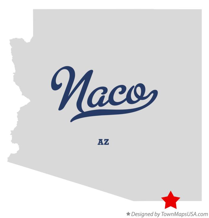 Map of Naco Arizona AZ