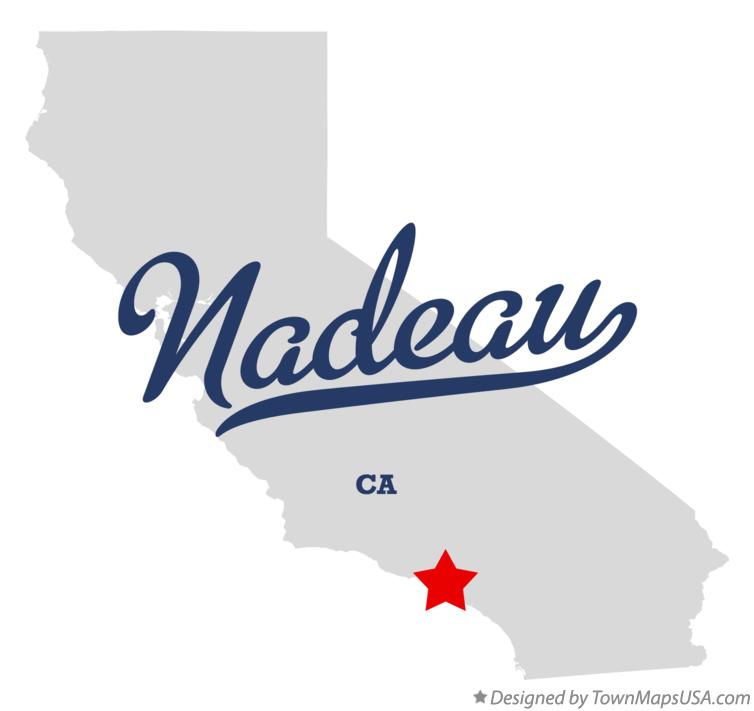 Map of Nadeau California CA