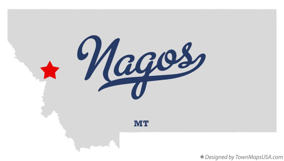 Map of Nagos Montana MT