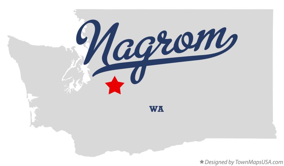 Map of Nagrom Washington WA