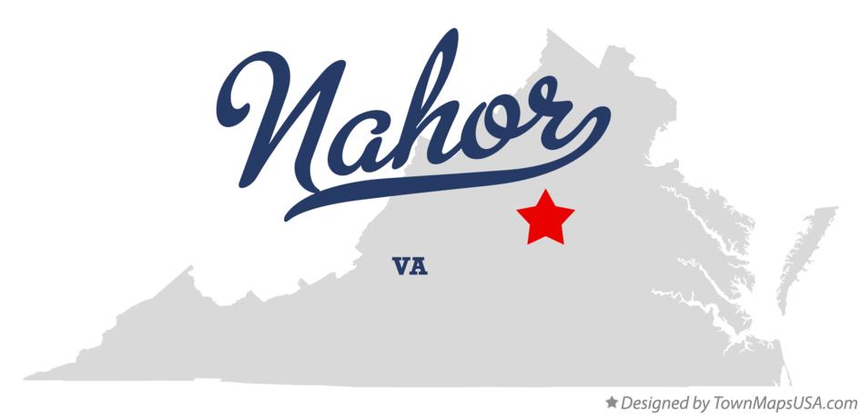 Map of Nahor Virginia VA