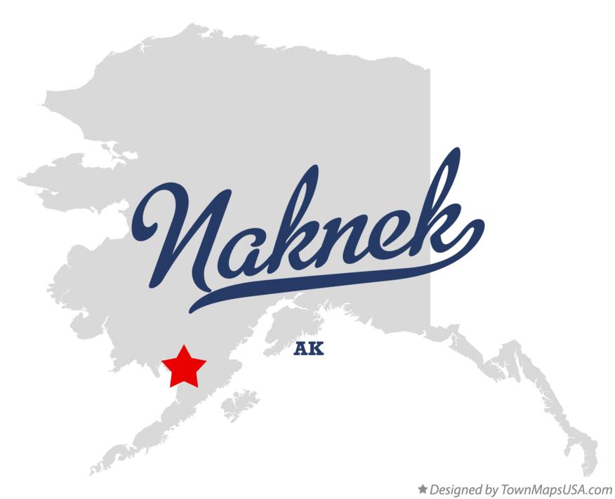 Map of Naknek Alaska AK