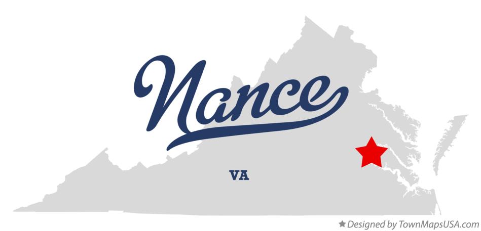 Map of Nance Virginia VA