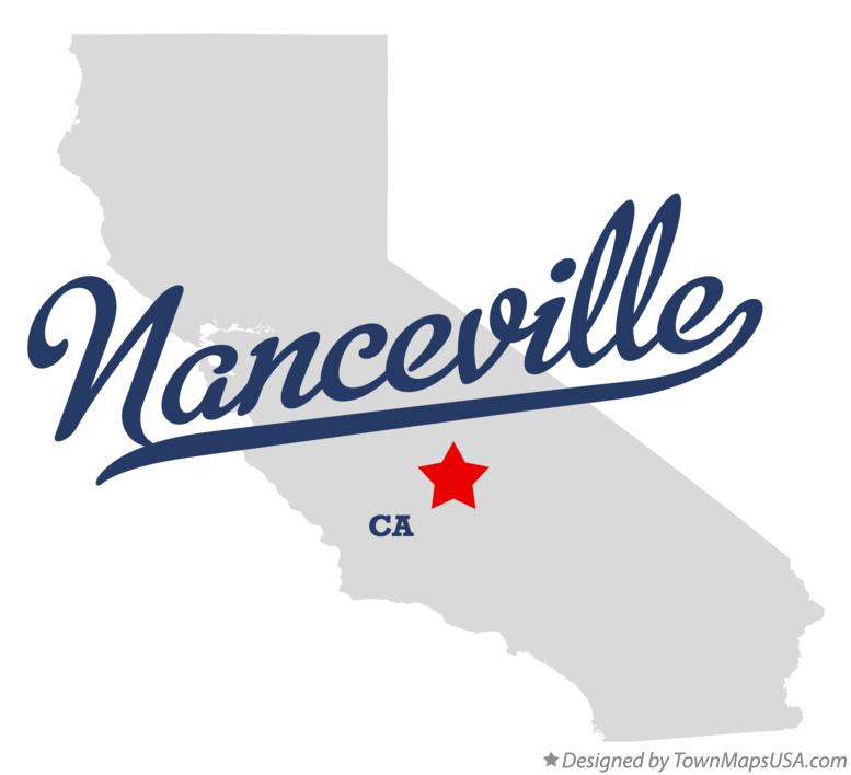 Map of Nanceville California CA