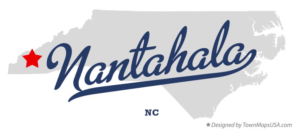 Map of Nantahala North Carolina NC