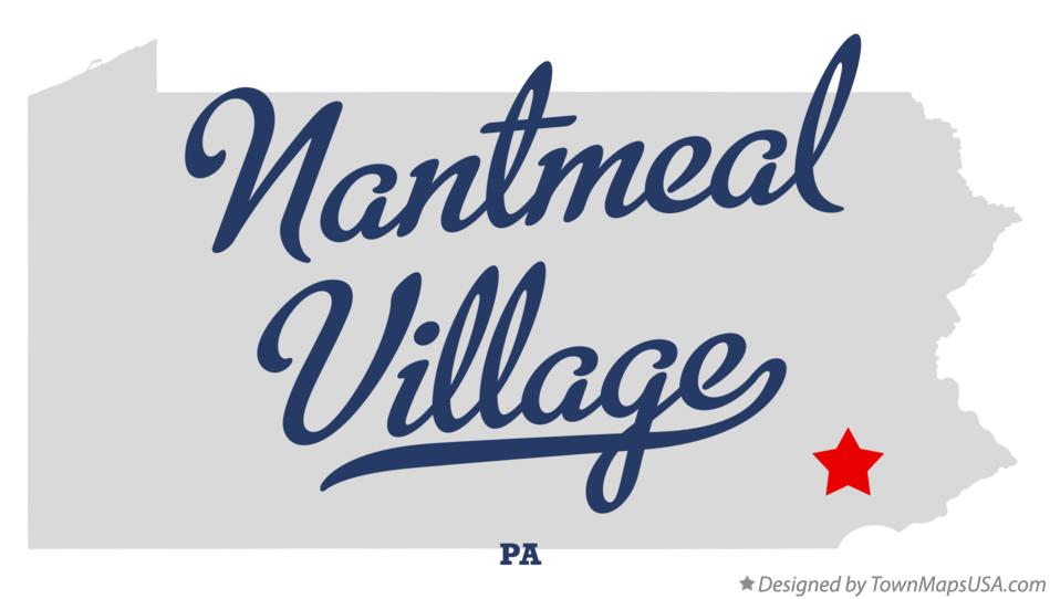 Map of Nantmeal Village Pennsylvania PA