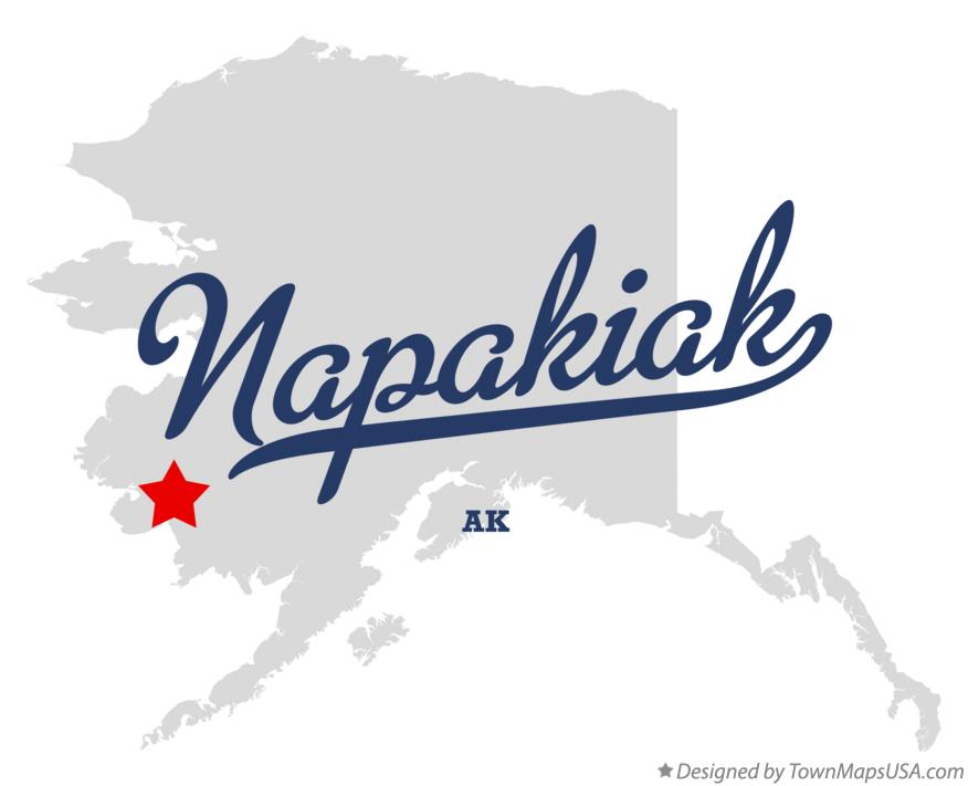 Map of Napakiak Alaska AK