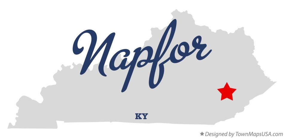 Map of Napfor Kentucky KY