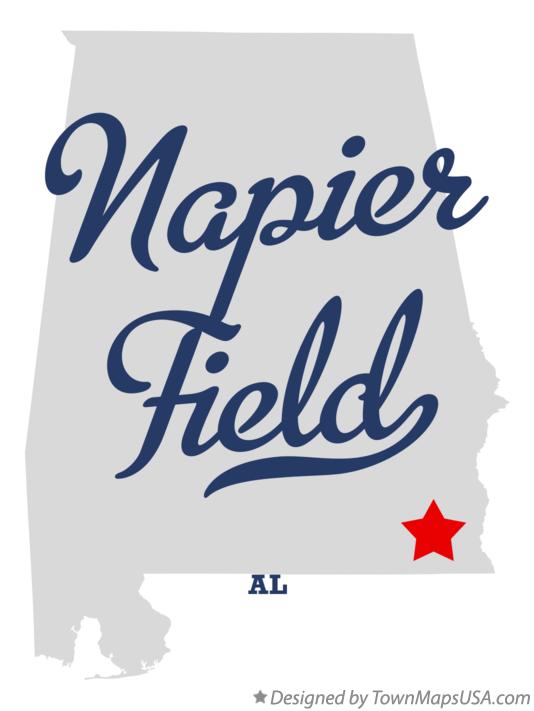 Map of Napier Field Alabama AL