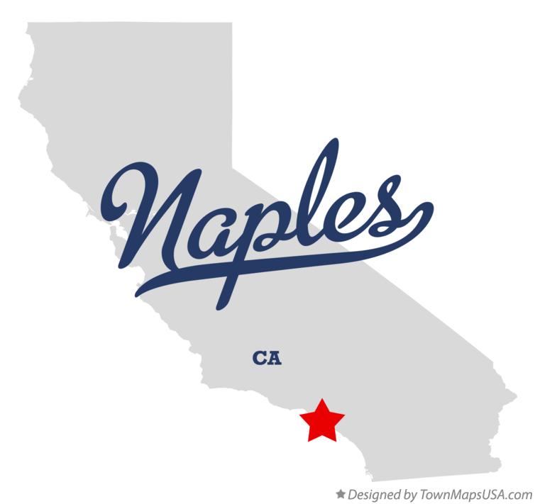 Map of Naples California CA