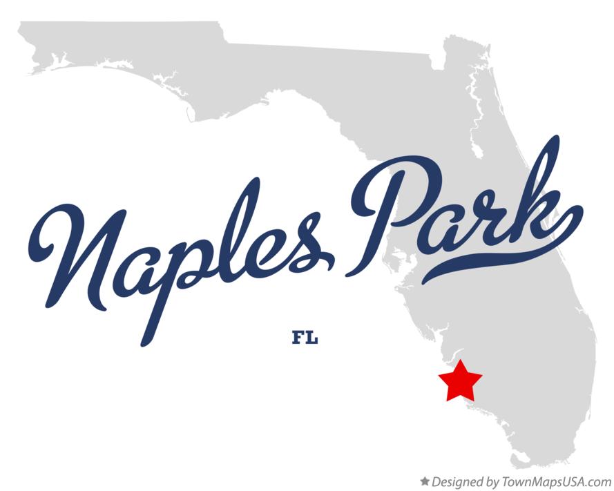 Map of Naples Park Florida FL