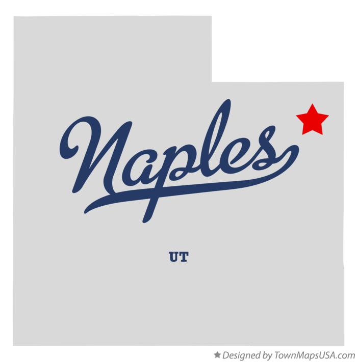 Map of Naples Utah UT