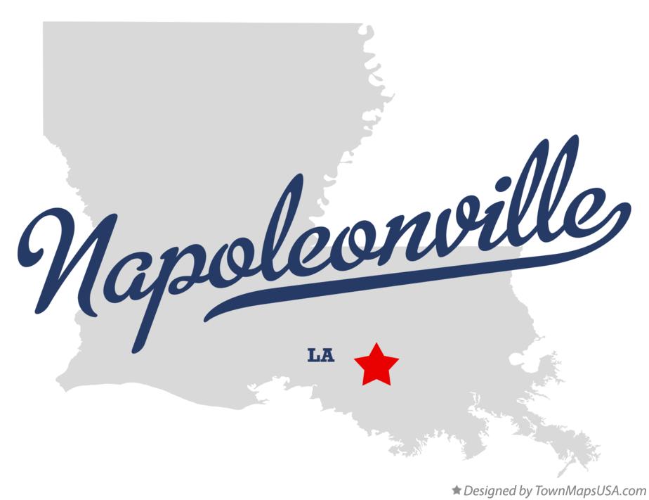 Map of Napoleonville Louisiana LA