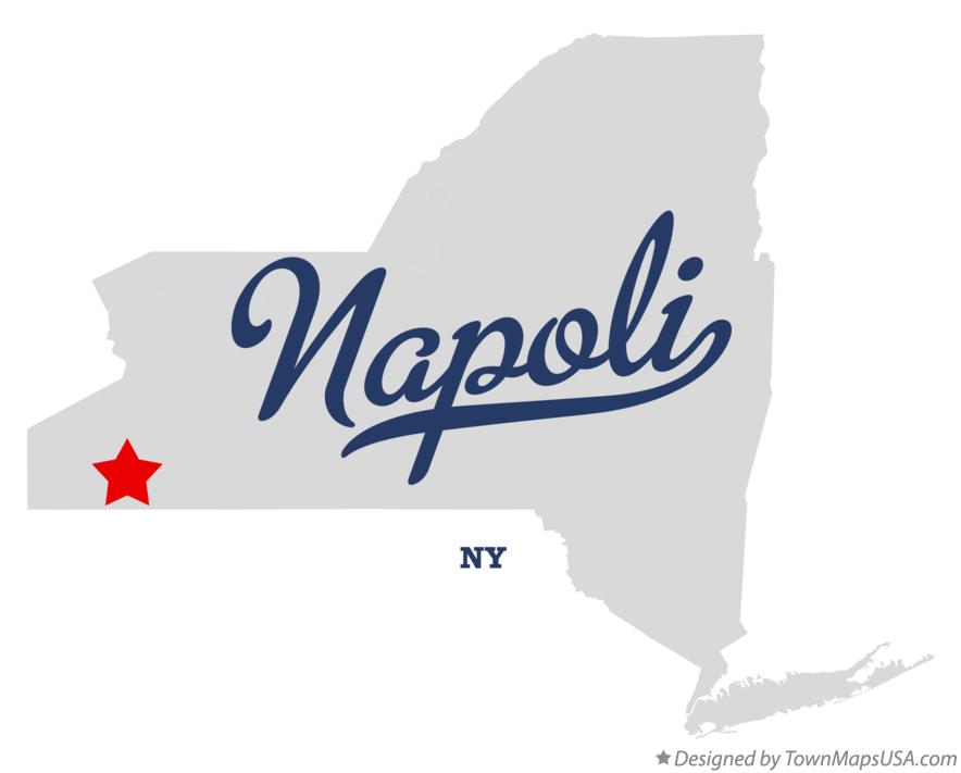 Map of Napoli New York NY