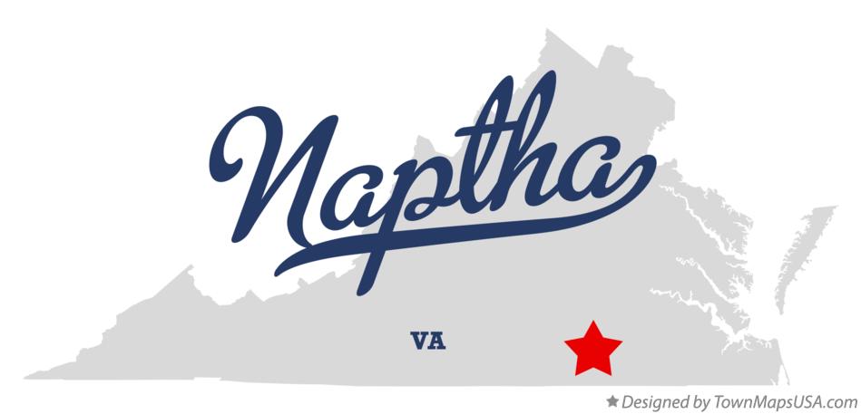 Map of Naptha Virginia VA