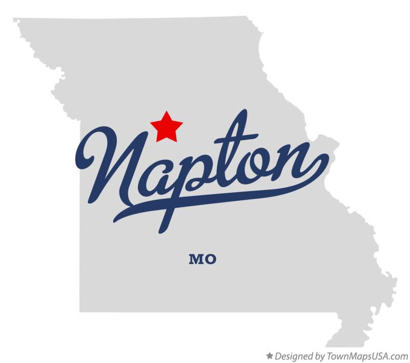 Map of Napton Missouri MO
