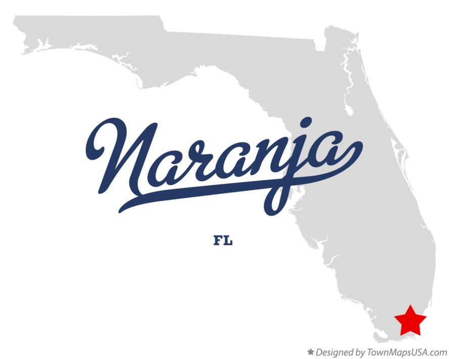 Map of Naranja Florida FL