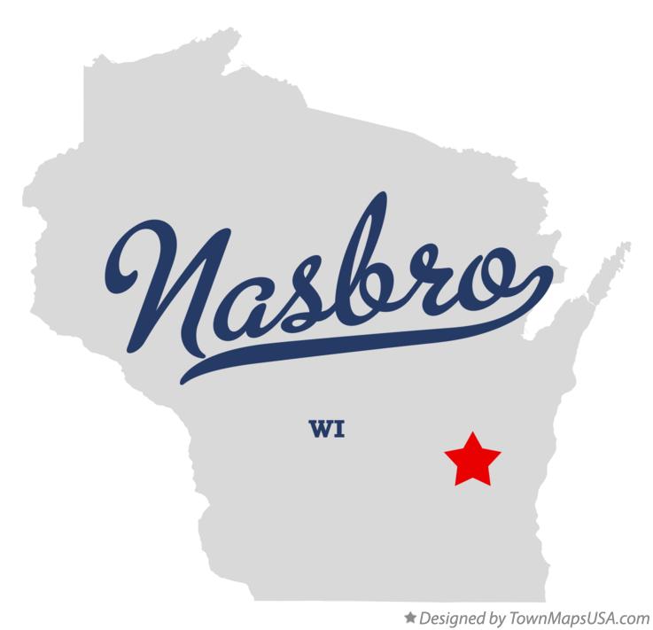 Map of Nasbro Wisconsin WI