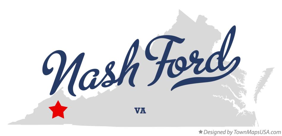 Map of Nash Ford Virginia VA