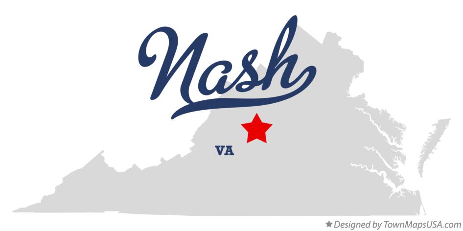 Map of Nash Virginia VA