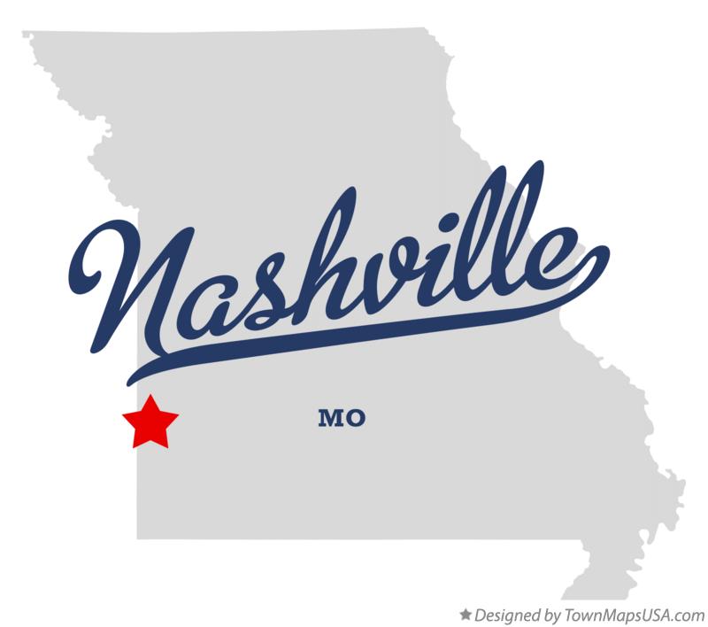Map of Nashville Missouri MO