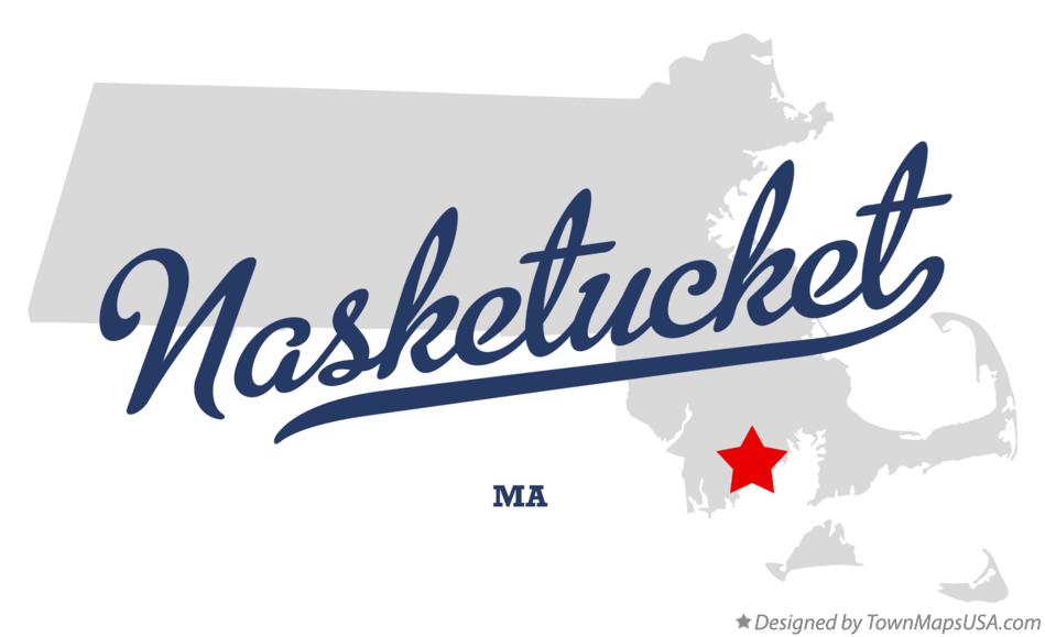 Map of Nasketucket Massachusetts MA