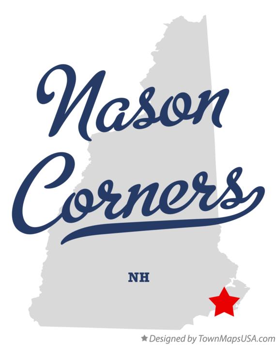 Map of Nason Corners New Hampshire NH