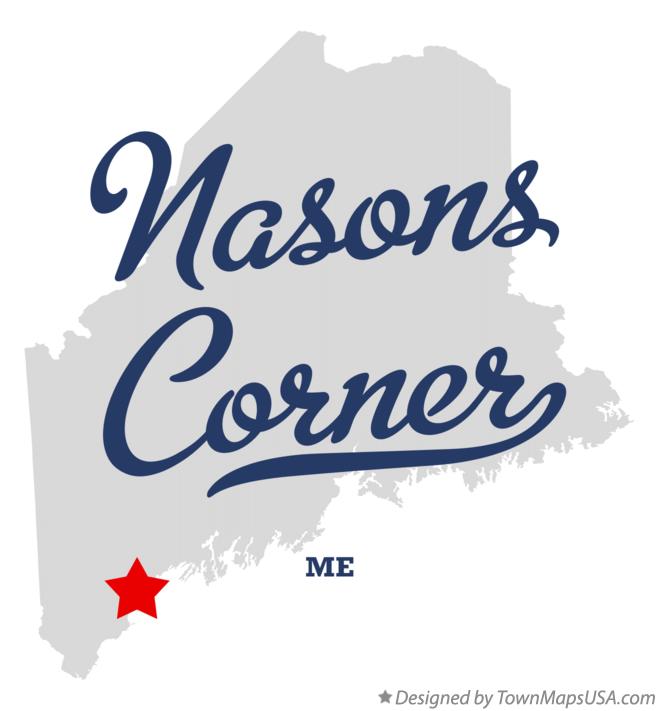 Map of Nasons Corner Maine ME