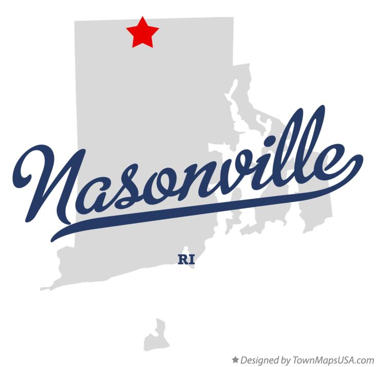 Map of Nasonville Rhode Island RI
