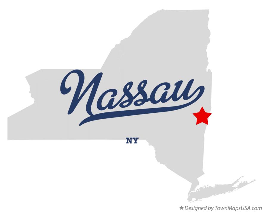 Map of Nassau New York NY