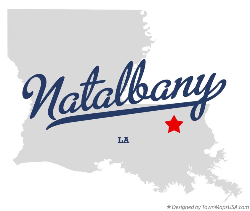 Map of Natalbany Louisiana LA
