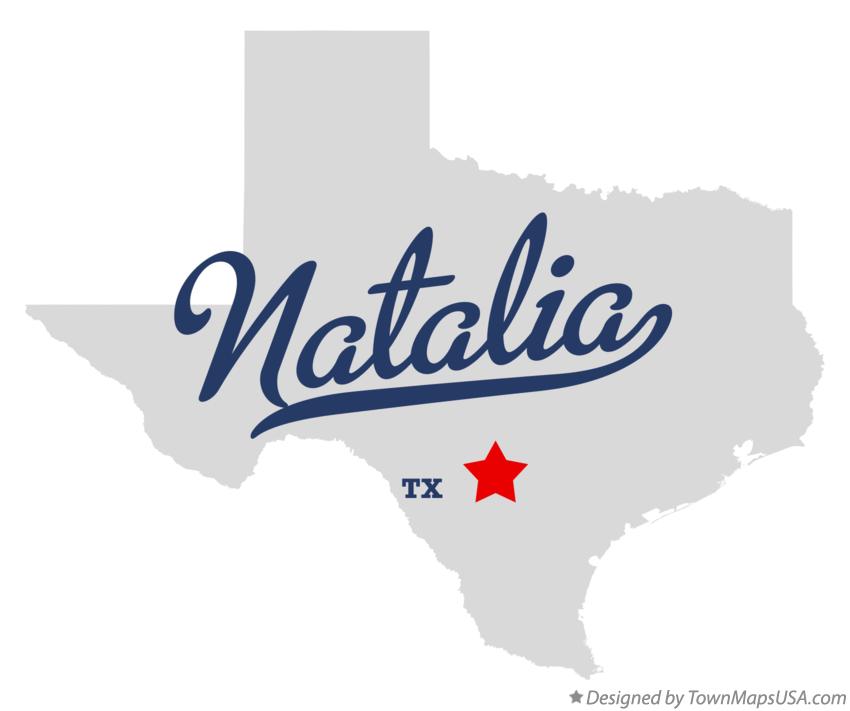 Map of Natalia Texas TX