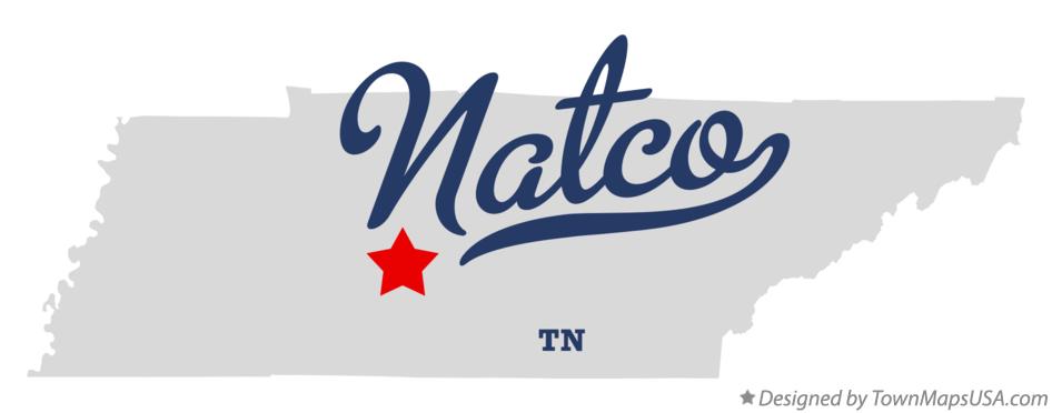 Map of Natco Tennessee TN