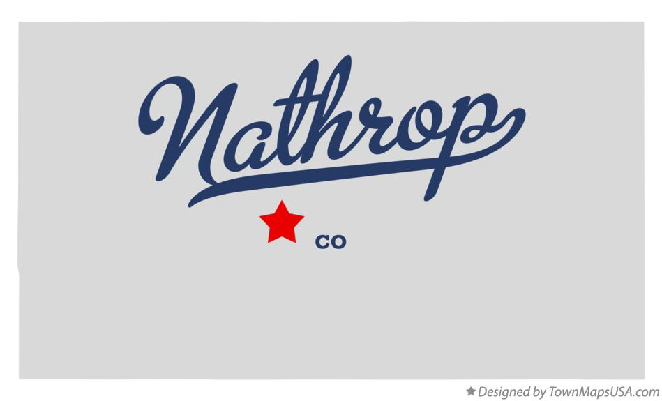 Map of Nathrop Colorado CO