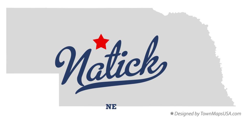 Map of Natick Nebraska NE