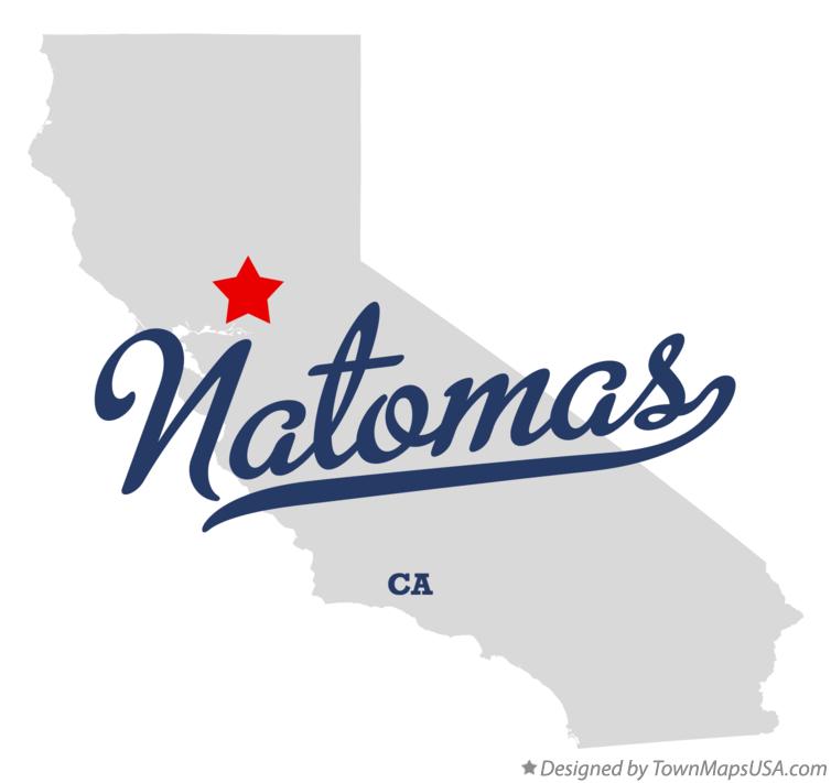 Map of Natomas California CA