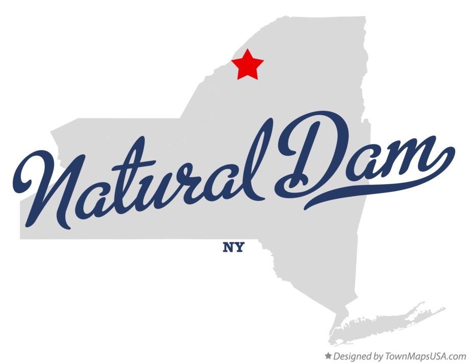 Map of Natural Dam New York NY