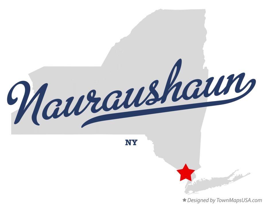 Map of Nauraushaun New York NY