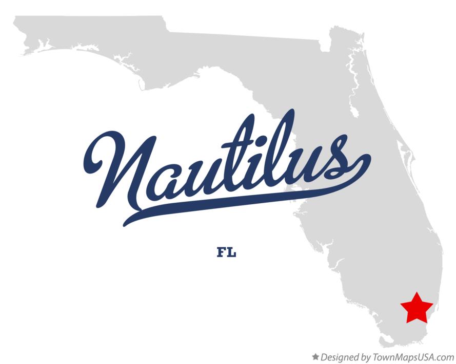 Map of Nautilus Florida FL