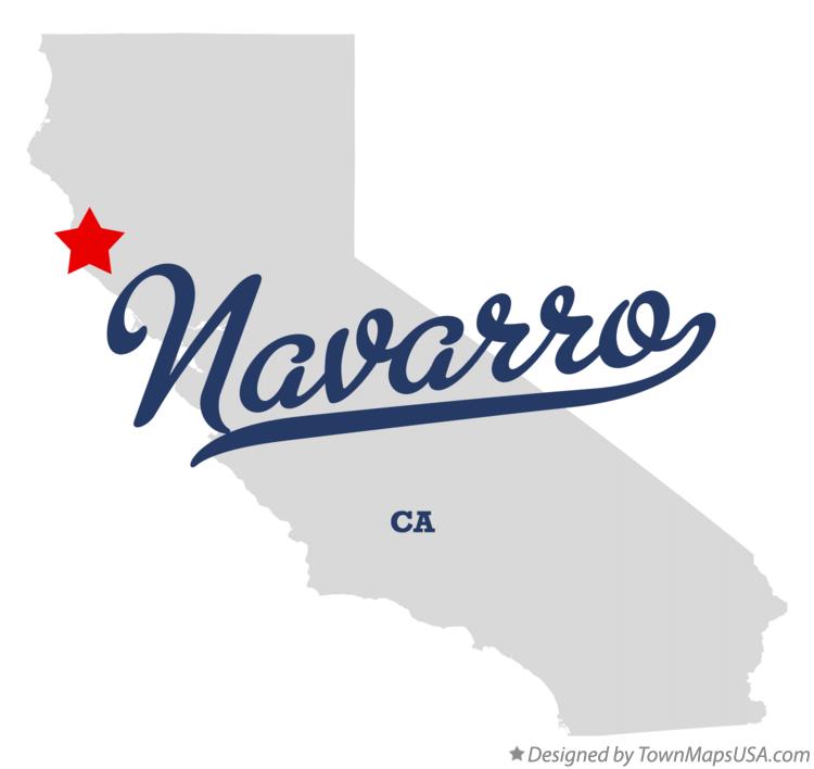 Map of Navarro California CA