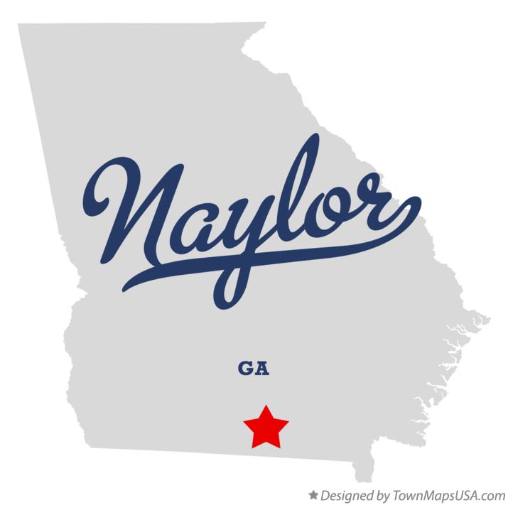 Map of Naylor Georgia GA