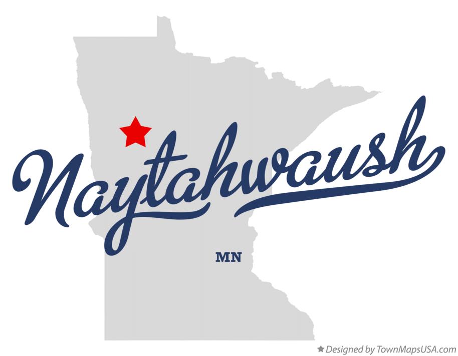 Map of Naytahwaush Minnesota MN