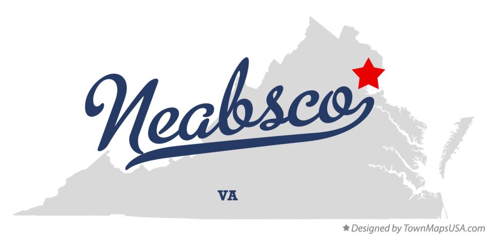 Map of Neabsco Virginia VA