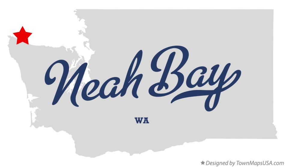 Map of Neah Bay Washington WA
