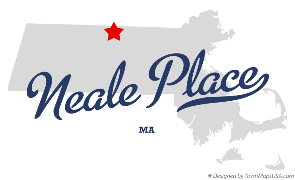 Map of Neale Place Massachusetts MA