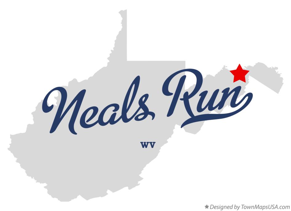 Map of Neals Run West Virginia WV