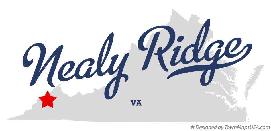 Map of Nealy Ridge Virginia VA